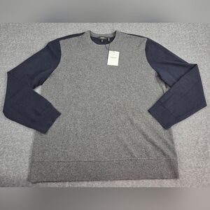 Theory Sweater Mens 2XL Multicolor Long Sleeve Pullover Crewneck 100% Cashmere